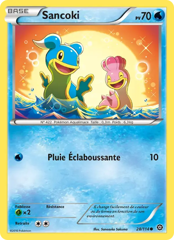 Carte Pokémon Sancoki #28 — Offensive Vapeur