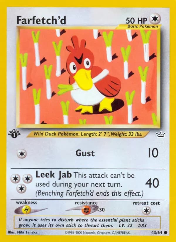 Farfetch'd #43 — Neo Revelation