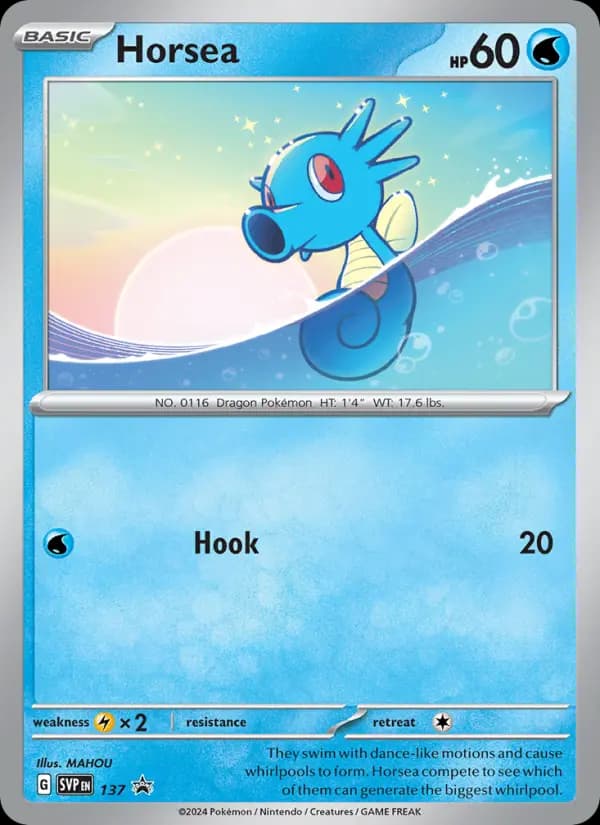 Horsea #137 — Scarlet & Violet Promos