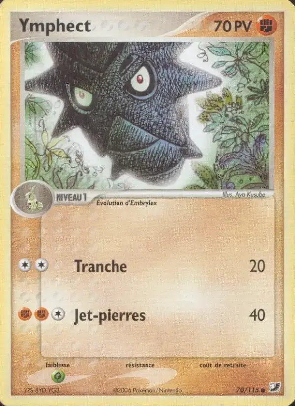 Carte Pokémon Ymphect #70 — Forces Cachées
