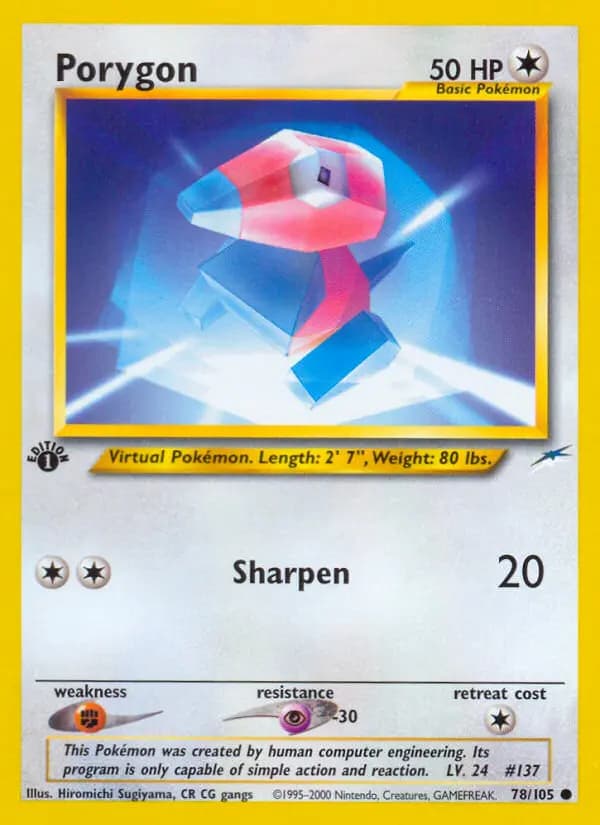 Porygon #78 — Neo Destiny
