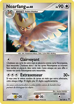 Carte Pokémon Noarfang #34 — Diamant et Perle
