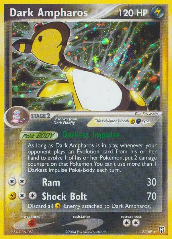 Dark Ampharos #2 — EX Team Rocket Returns