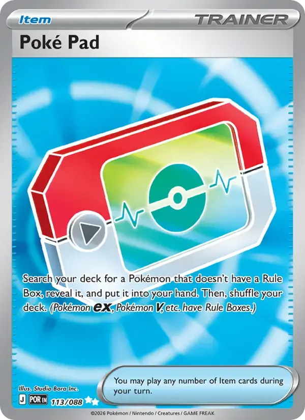 Carte Pokémon Poké Pad #id-5dbe6e6ffa — Promos Asie du Sud-Est