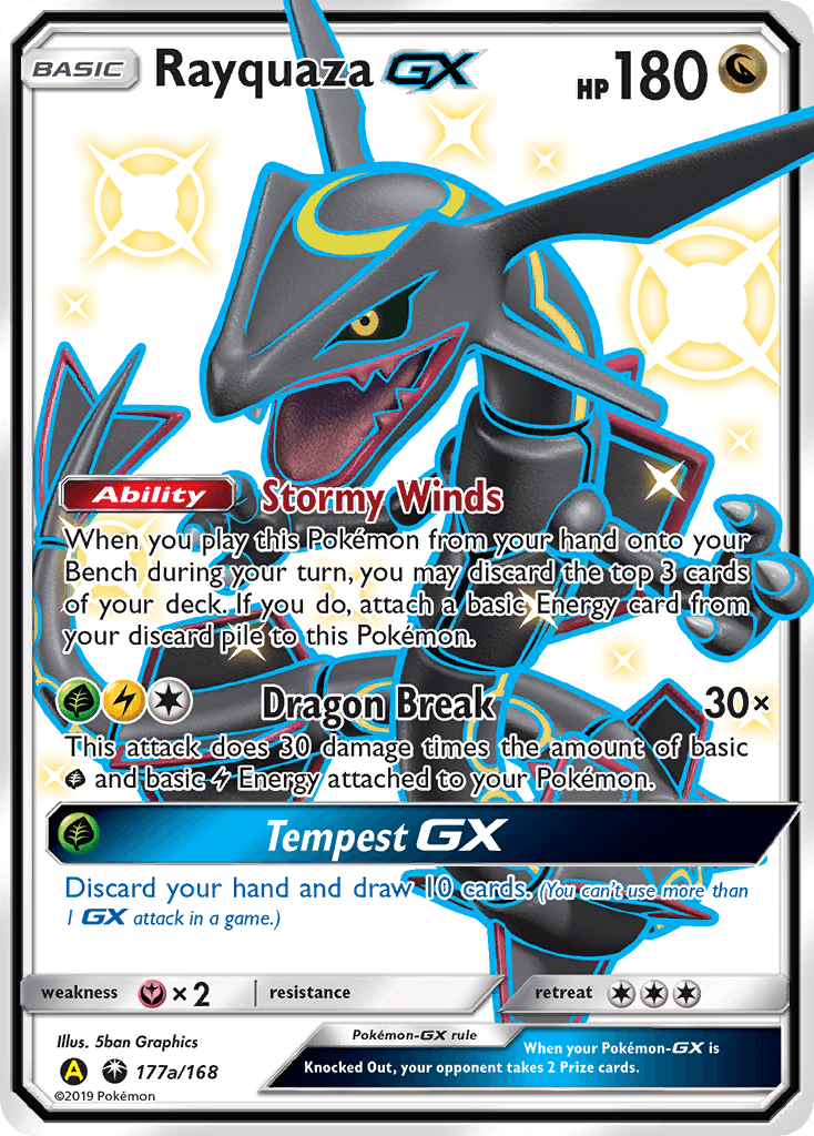 Rayquaza-GX #177a — Celestial Storm