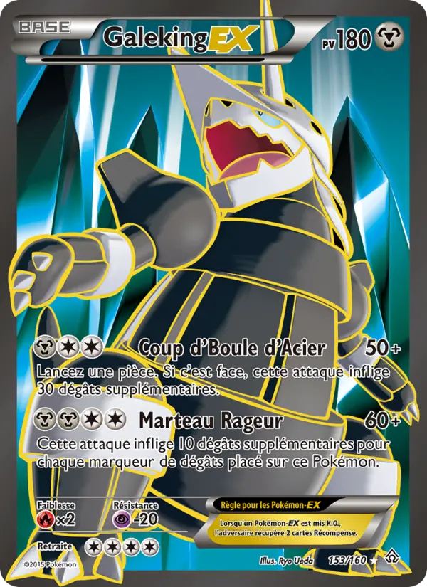 Carte Pokémon Galeking EX #153 — Primo-Choc