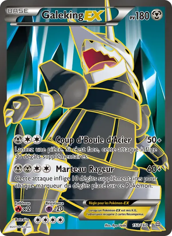 Carte Pokémon Galeking EX #153 — Primo-Choc