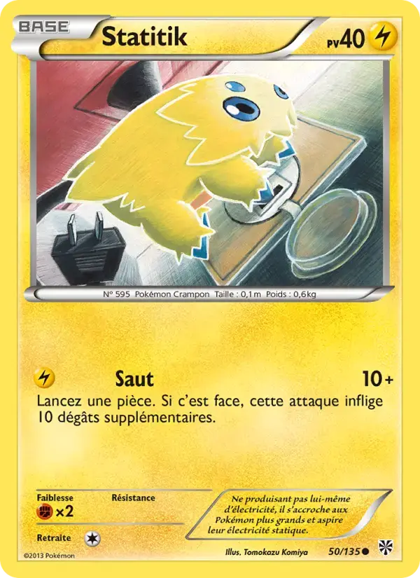 Carte Pokémon Statitik #50 — Tempête Plasma