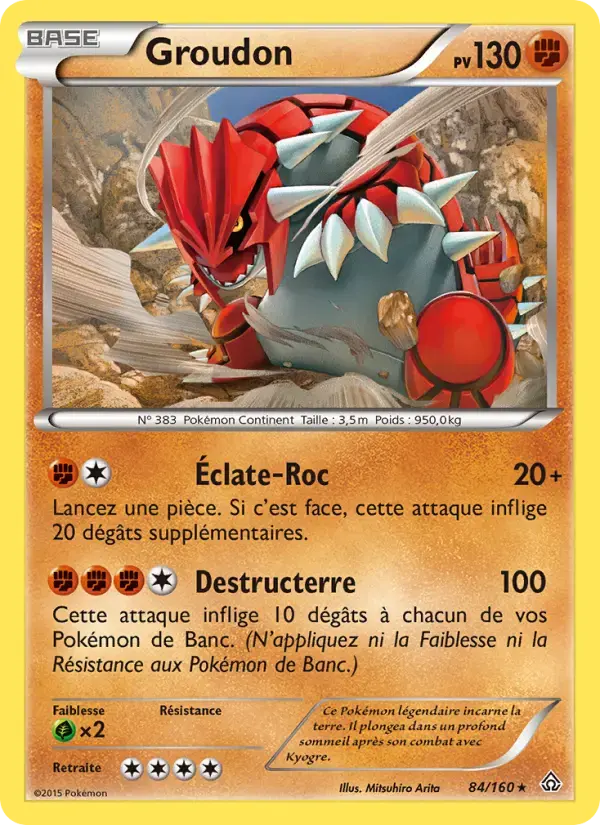 Carte Pokémon Groudon #84 — Primo-Choc