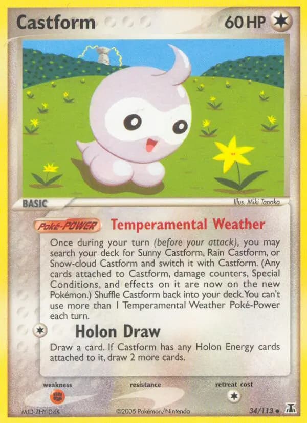 Castform #34 — Delta Species