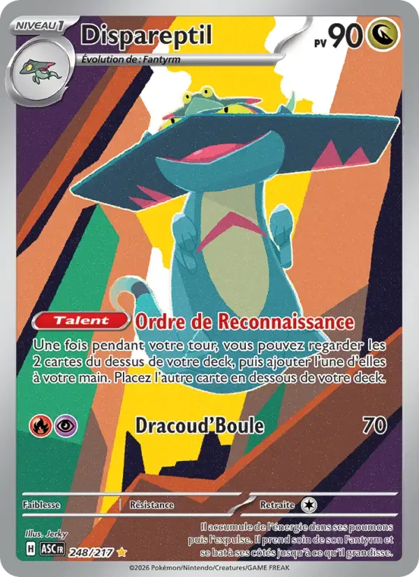 Carte Pokémon Dispareptil #248 — Héros Transcendants