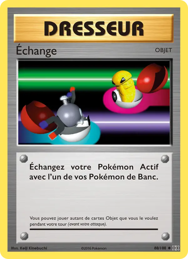 Carte Pokémon Échange #88 — Évolutions XY