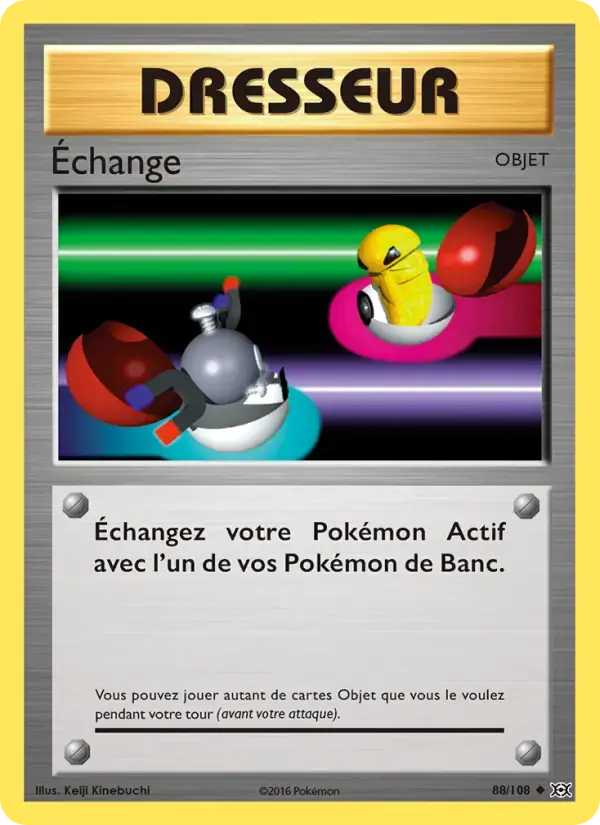 Carte Pokémon Échange #88 — Évolutions XY