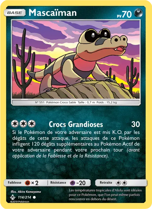 Carte Pokémon Mascaïman #114 — Alliance Infaillible