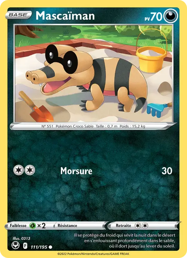 Carte Pokémon Mascaïman #111 — Tempête Argentée