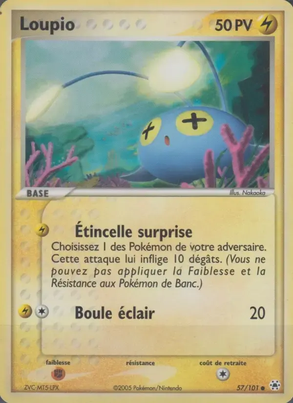 Carte Pokémon Loupio #57 — Légendes Oubliées
