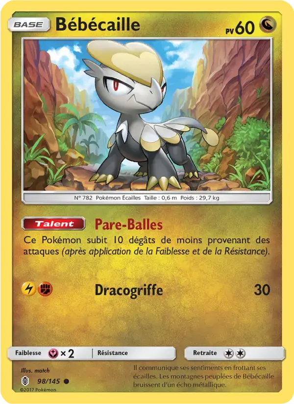 Carte Pokémon Bébécaille #98 — Gardiens Ascendants