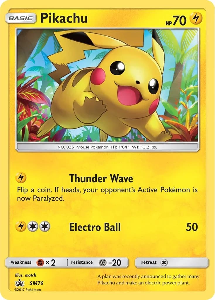 Pikachu #5 — 2017 McDonald's Collection