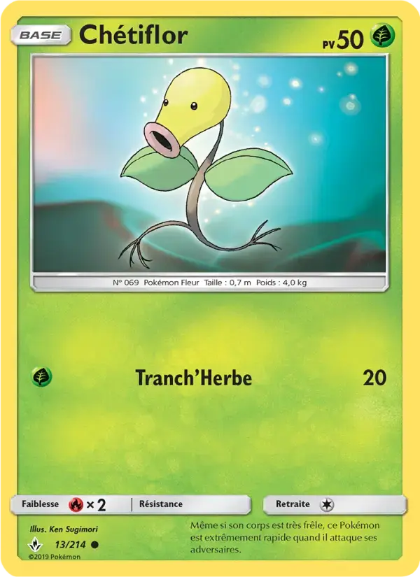 Carte Pokémon Chétiflor #13 — Alliance Infaillible