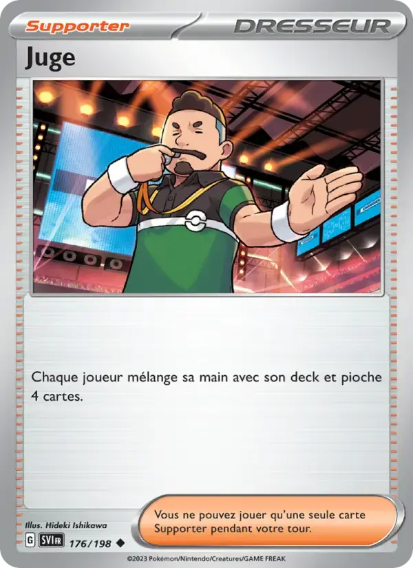 Carte Pokémon Juge #176 — Écarlate et Violet