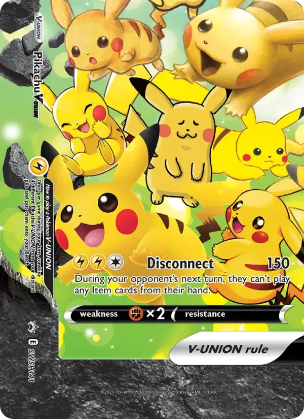 Pikachu V-UNION #SWSH141 — Sword & Shield Promos
