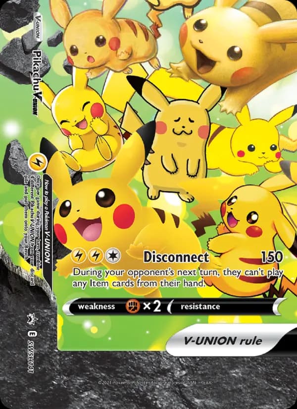 Pikachu V-UNION #SWSH141 — Sword & Shield Promos