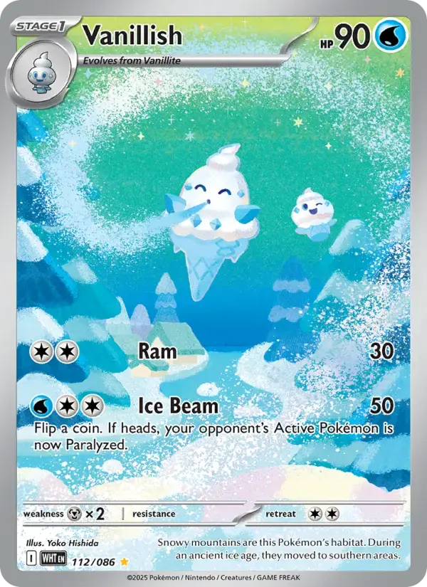 Vanillish #112 — White Flare