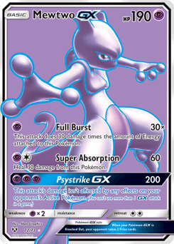 Mewtwo GX #72 — Shining Legends