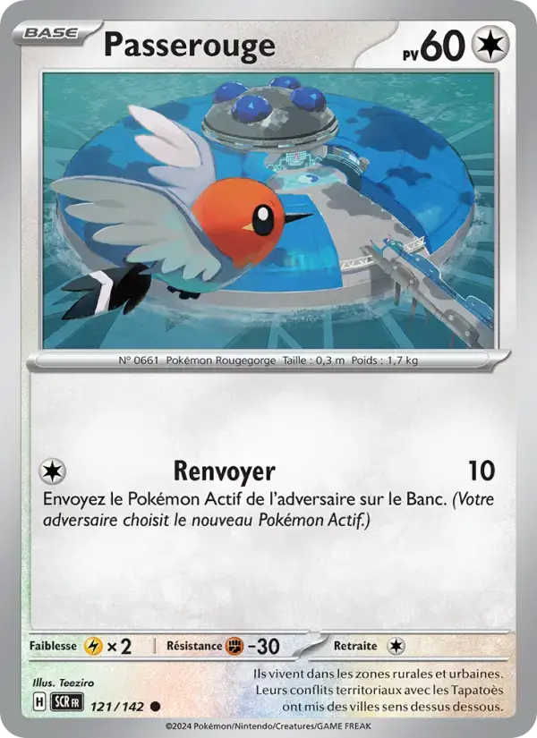 Carte Pokémon Passerouge #121 — Couronne Stellaire