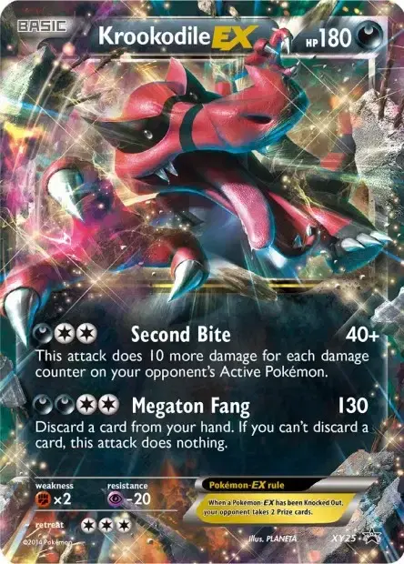 Carte Pokémon Crocorible-EX #XY25 — Jumbo