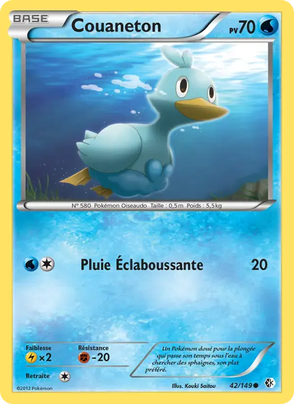 Carte Pokémon Couaneton #42 — Frontières Franchies