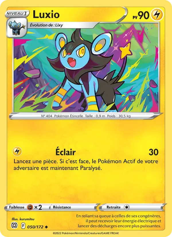 Carte Pokémon Luxio #050 — Stars Étincelantes