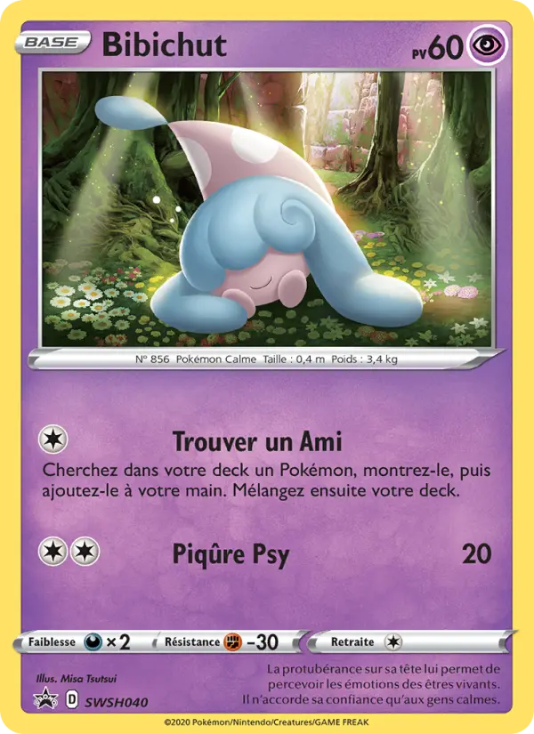 Carte Pokémon Bibichut #SWSH040 — Promos Épée et Bouclier