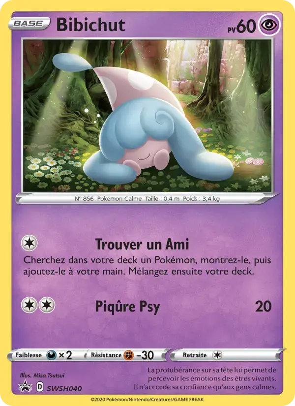 Carte Pokémon Bibichut #SWSH040 — Promos Épée et Bouclier