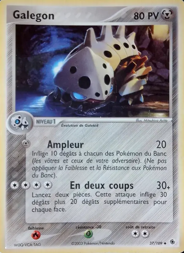 Carte Pokémon Galegon #37 — Rubis & Saphir