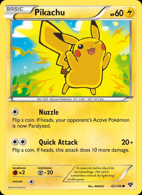 Pikachu #42 — XY