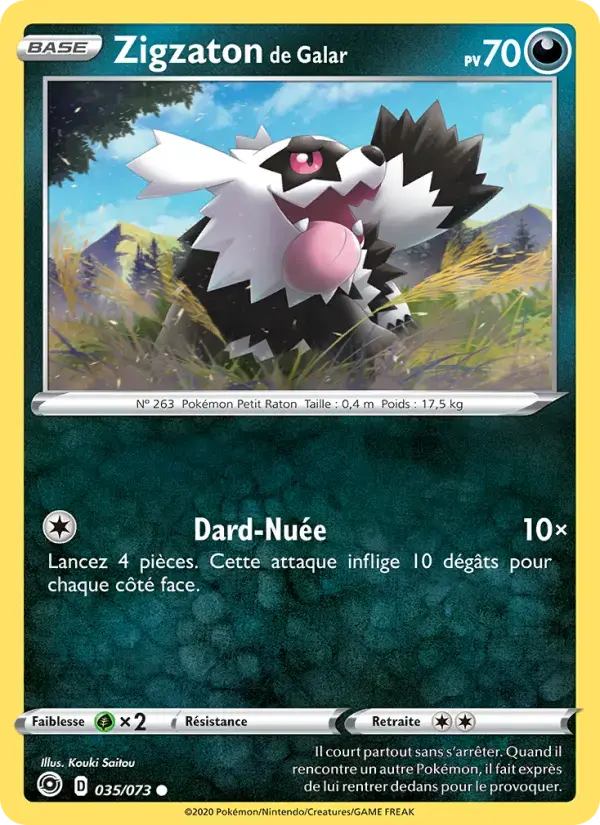 Carte Pokémon Zigzaton de Galar #35 — La Voie du Maître