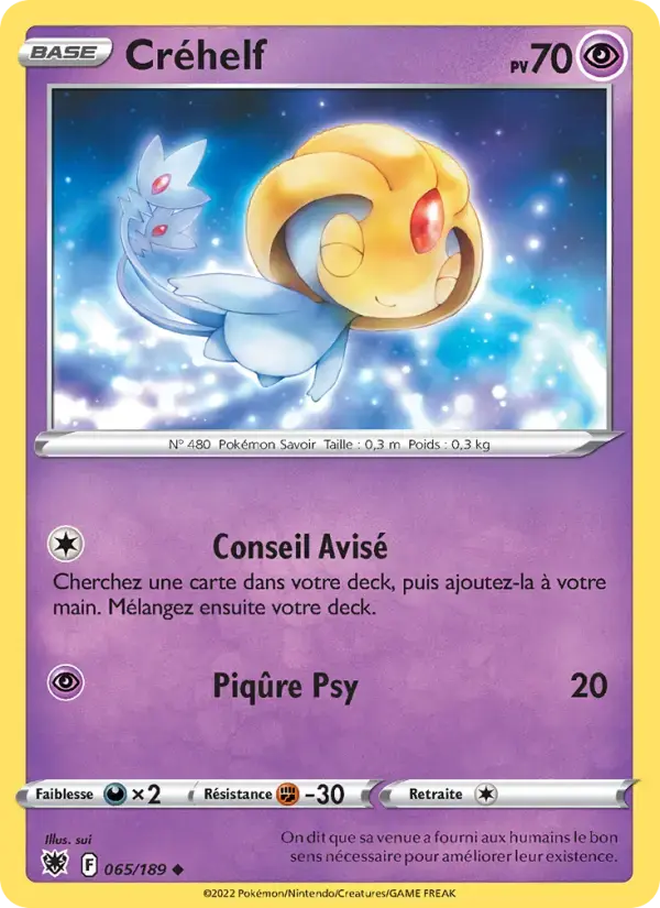 Carte Pokémon Créhelf #065 — Astres Radieux