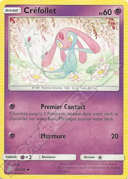 Carte Pokémon Créfollet #84 — Harmonie des Esprits