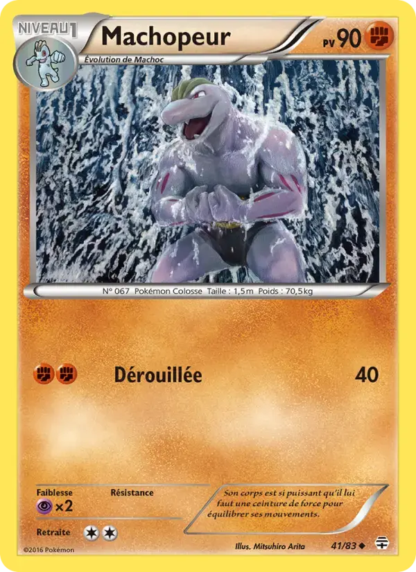 Carte Pokémon Machopeur #41 — Générations