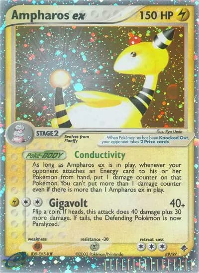Ampharos ex #89 — Dragon