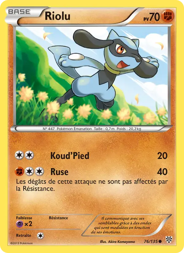 Carte Pokémon Riolu #76 — Tempête Plasma