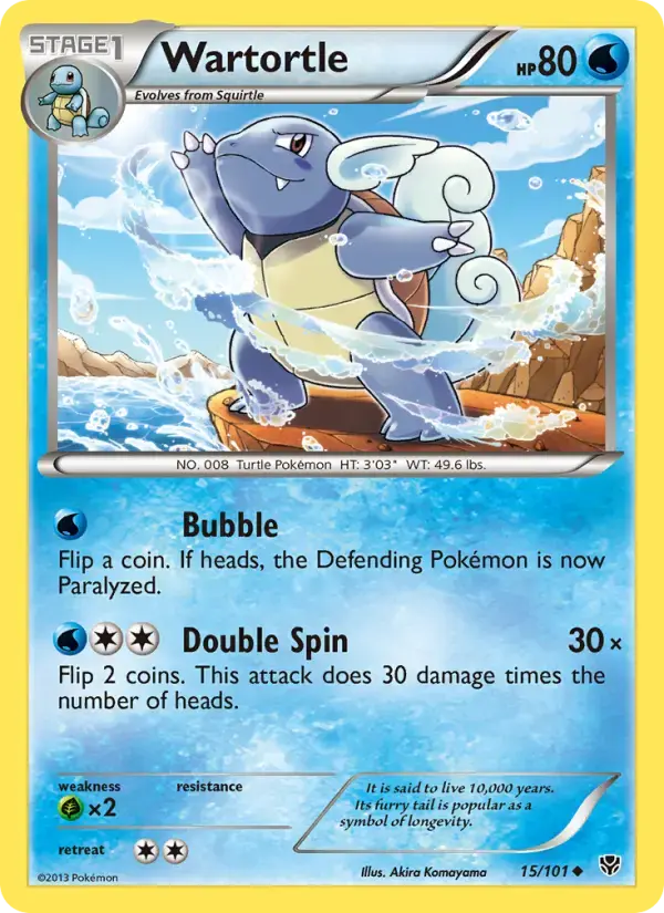 Wartortle #15 — Plasma Blast