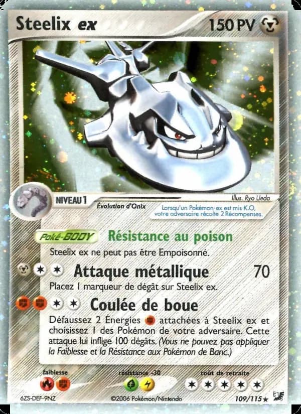 Carte Pokémon Steelix ex #109 — Forces Cachées