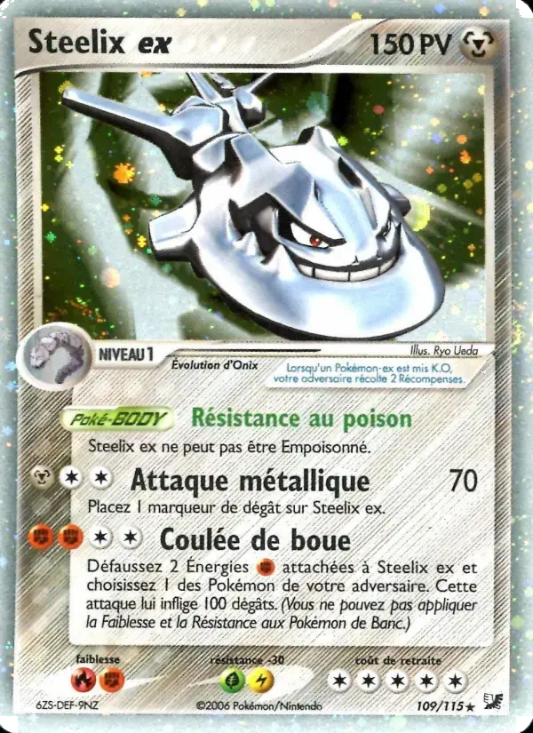 Carte Pokémon Steelix ex #109 — Forces Cachées