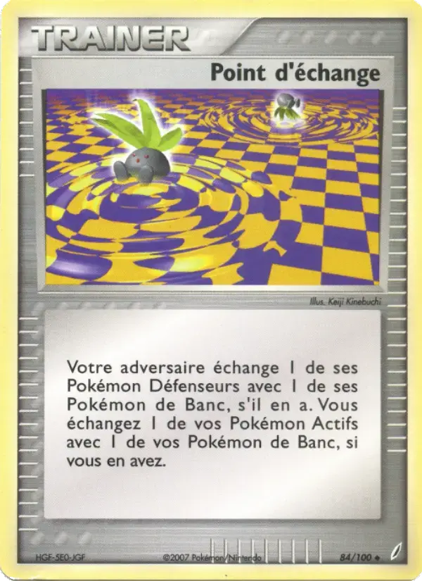 Carte Pokémon Point d'échange #84 — Gardiens de Cristal