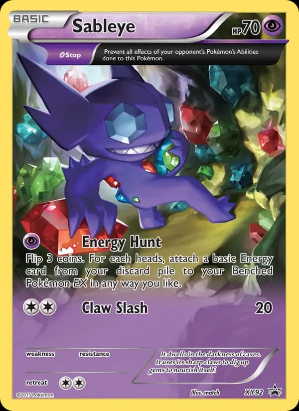 Sableye #XY92 — XY Promos
