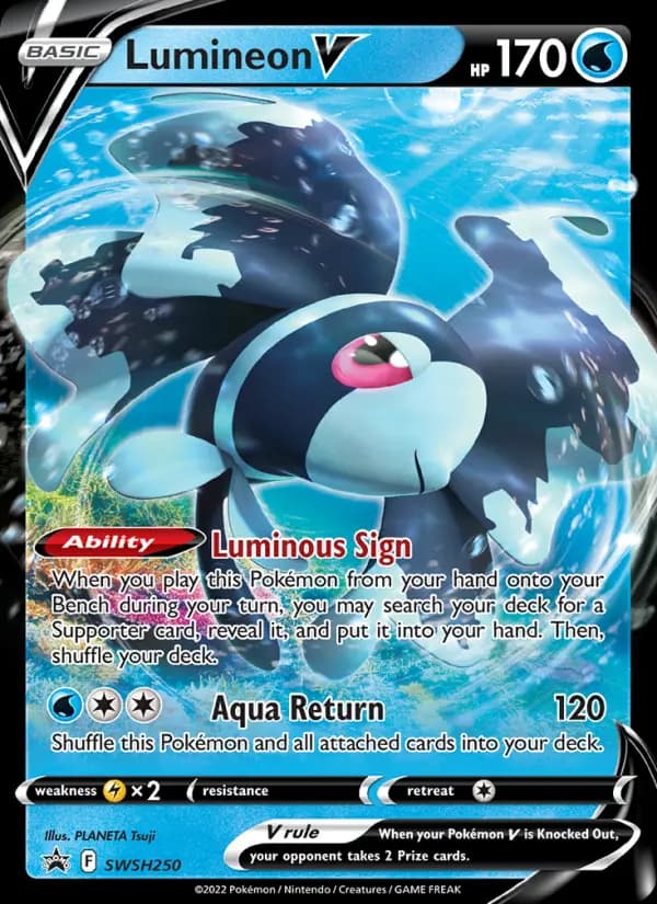 Lumineon V #SWSH250 — Sword & Shield Promos