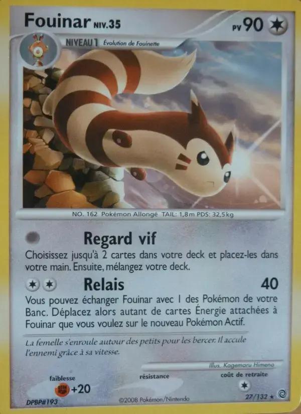 Carte Pokémon Fouinar #27 — Merveilles Secrètes