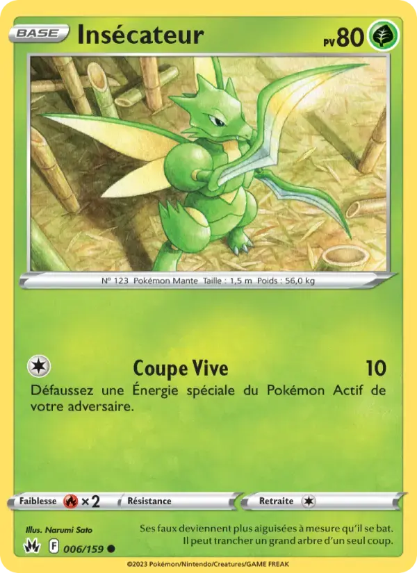 Carte Pokémon Insécateur #006 — Zénith Suprême
